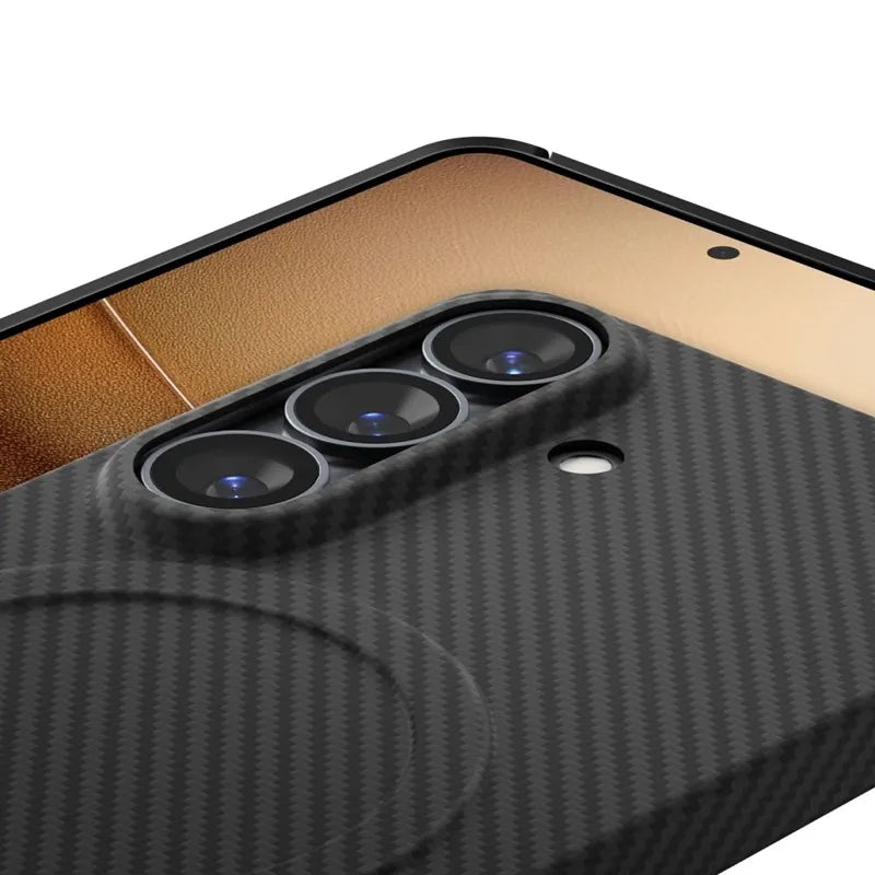 Spigen Airskin Aramid dėklas, skirtas Samsung Galaxy S26 (juodas)