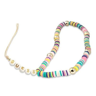 Guess telefono dirželis Beads and Pearls Heishi, įvairiaspalvis