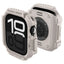 Spigen Rugged Armor V2 – dėklas, skirtas Apple Watch 10/11 42 mm (Dune Beige)