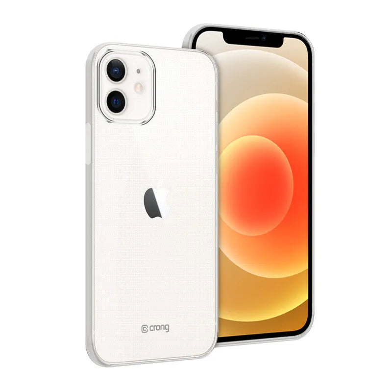 Crong Crystal Slim Cover – dėklas „iPhone 12 / iPhone 12 Pro“ (skaidrus)