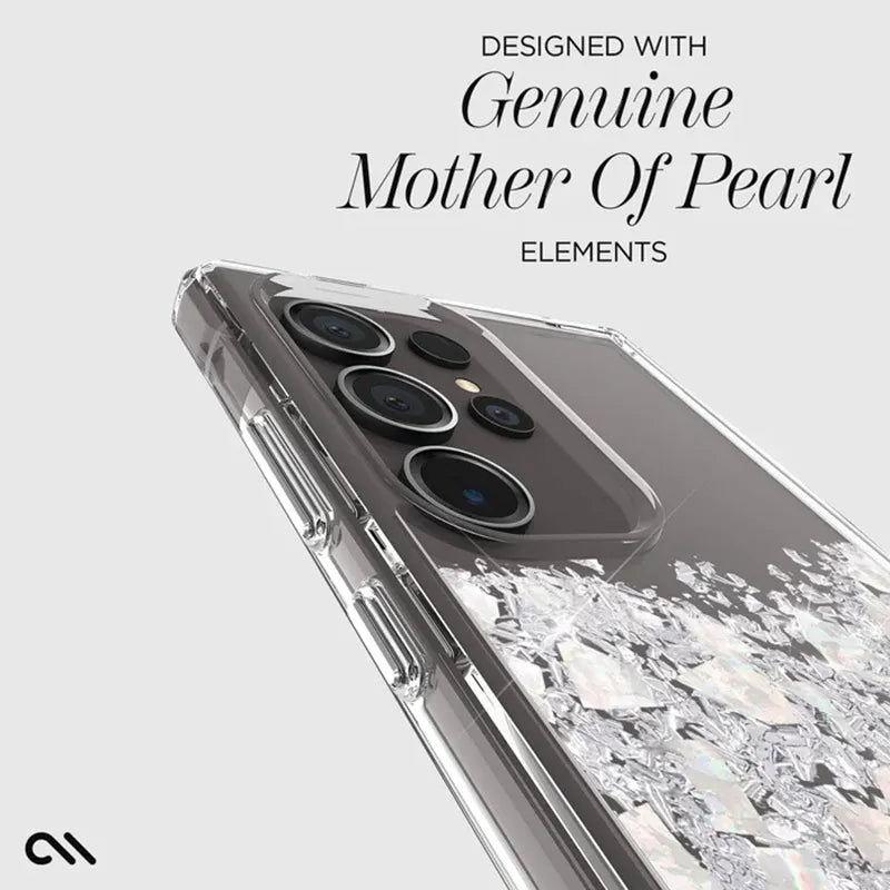 Case-Mate Karat – Samsung Galaxy S24 Ultra dėklas, dekoruotas perlamutru (A Touch of Pearl)