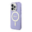 Guess Glitter Gold MagSafe – dėklas iPhone 14 Pro Max (violetinis)