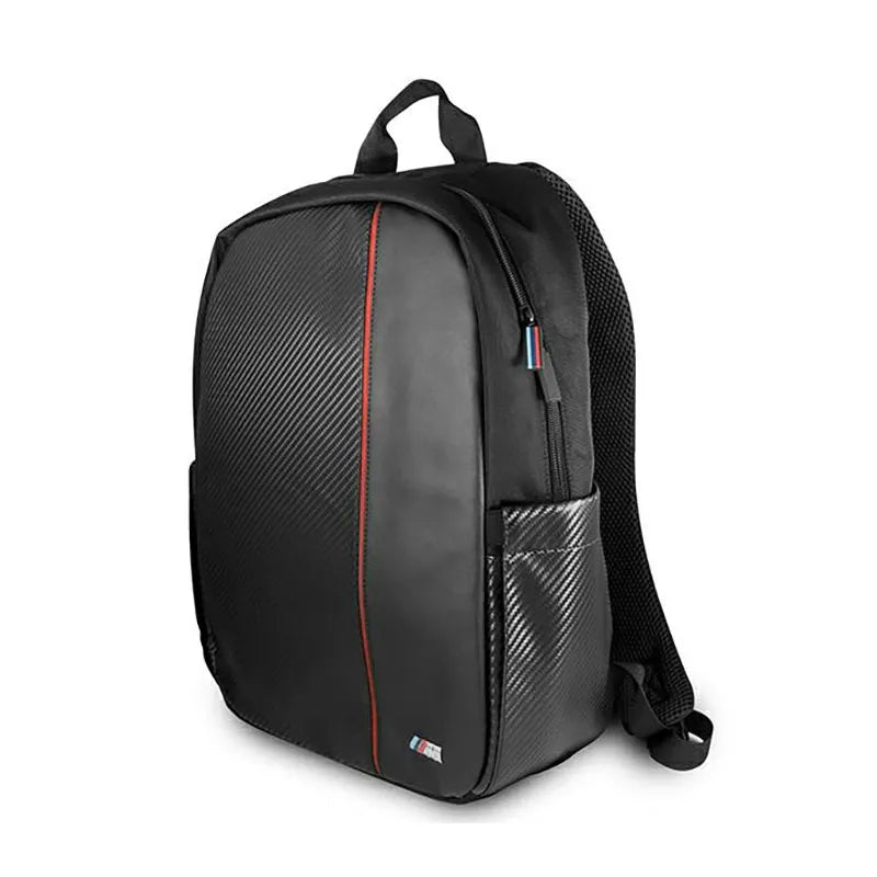 BMW Carbon Red Stripe - Kuprinė nešiojamajam kompiuteriui 16" (juoda)