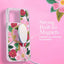 Rifle Paper Clear MagSafe - Auksu dekoruotas dėklas iPhone 14 / iPhone 13 (Rose Garden)