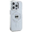 Karl Lagerfeld IML Metal Karl Head MagSafe – dėklas iPhone 15 Pro Max (baltas)