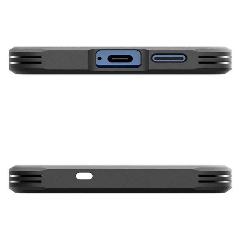 Spigen Tough Armor MagSafe – dėklas Samsung Galaxy S25 (juodas)