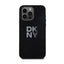 DKNY Liquid Silicone Metal Logo – dėklas iPhone 15 Pro Max (juodas)
