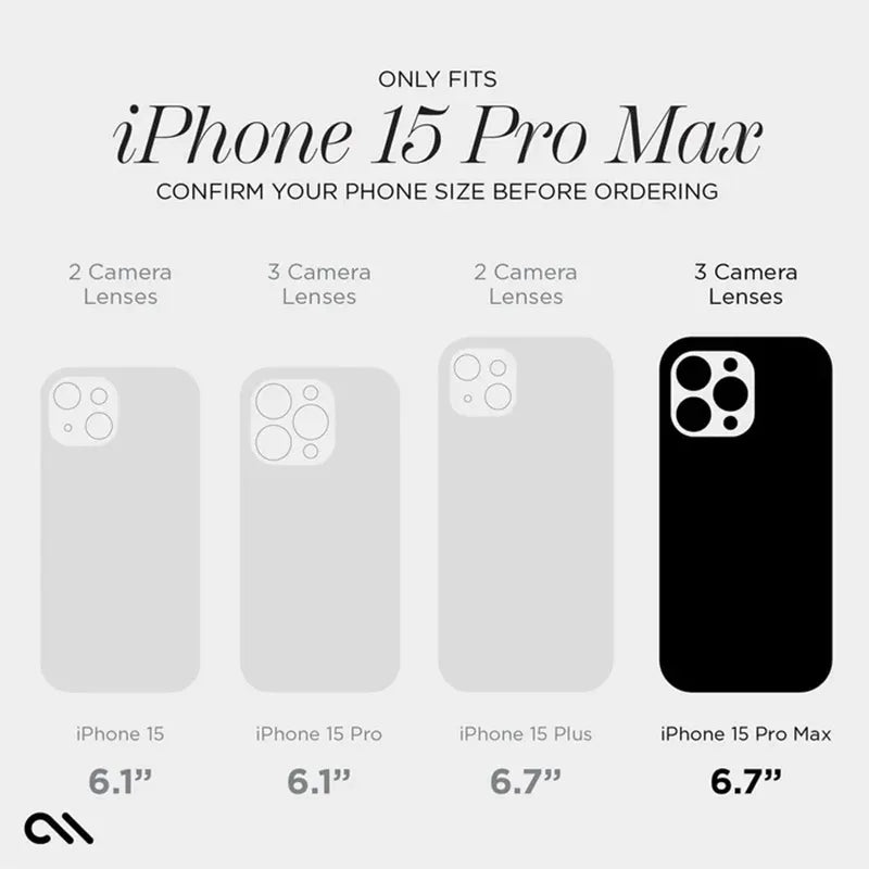Case-Mate Floral Gems MagSafe – dėklas, skirtas iPhone 15 Pro Max (auksinis)