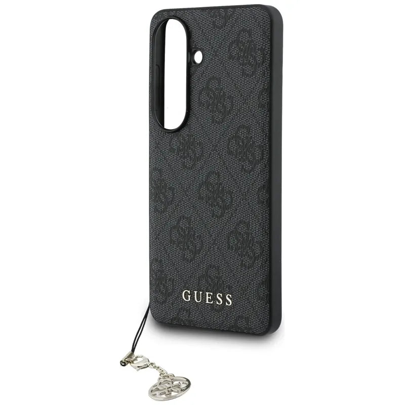 Guess 4G Classic Logo Charm MagSafe – dėklas Samsung Galaxy S26 (juodas)