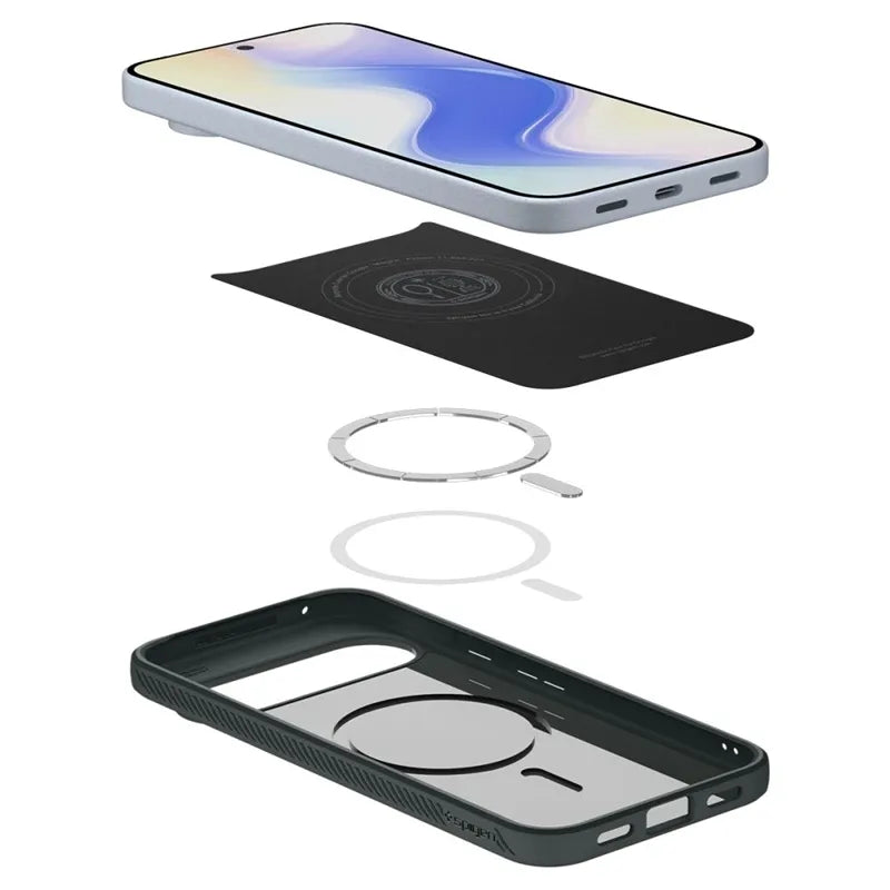 Spigen Liquid Air Mag MagSafe – dėklas Google Pixel 10 Pro XL (Abyss Green)