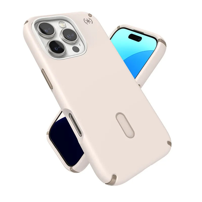 Speck Presidio2 Pro ClickLock & MagSafe - dėklas iPhone 16 Pro (Bleached Bone / Heirloom Gold / Hazel Brown)