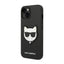 Karl Lagerfeld Saffiano Choupette Head Patch dėklas – Dėklas iPhone 14 Plus (juodas)