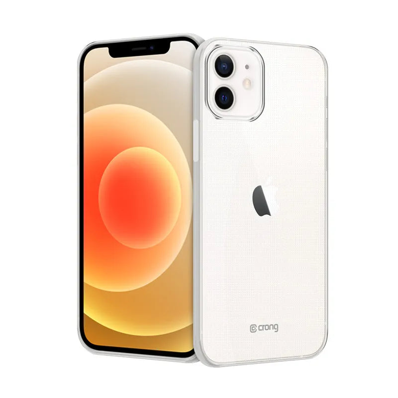 Crong Crystal Slim Cover – dėklas „iPhone 12 / iPhone 12 Pro“ (skaidrus)