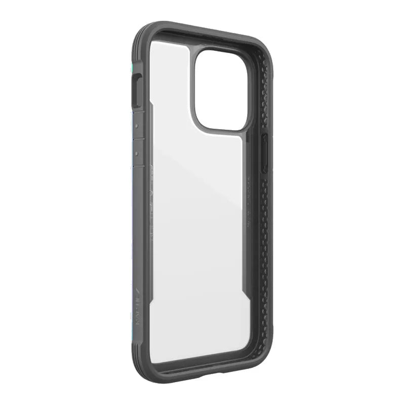 X-Doria Raptic Shield – aliumininis dėklas, skirtas iPhone 14 Pro Max (atlaiko kritimą iš 3 m) (vaivorykštinis)