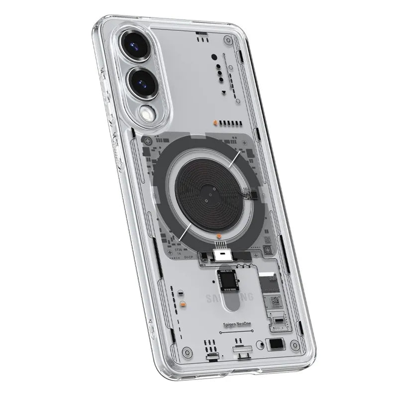 Spigen Ultra Hybrid Mag MagSafe – dėklas, skirtas Samsung Galaxy S25 Edge (Neo One)