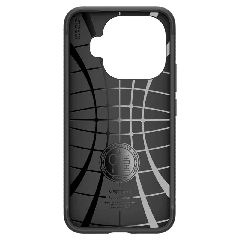 Spigen Rugged Armor – Dėklas Xiaomi 15T Pro (matinė juoda)