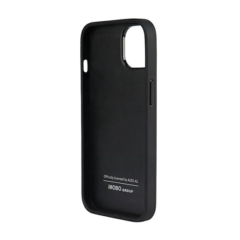 Audi Genuine Leather – dėklas iPhone 14 (juodas)