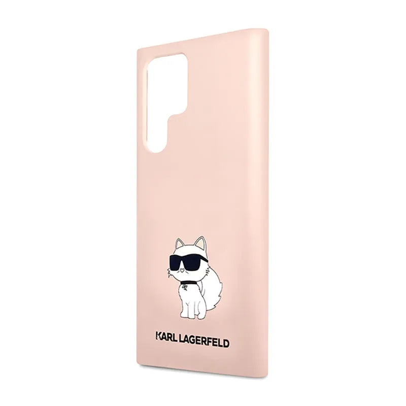 Karl Lagerfeld Silicone NFT Choupette – Dėklas Samsung Galaxy S23 Ultra (rožinis)