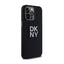 DKNY Liquid Silicone Metal Logo – dėklas iPhone 15 Pro Max (juodas)