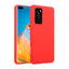 Crong Color Cover – dėklas Huawei P40 telefonui (raudonas)