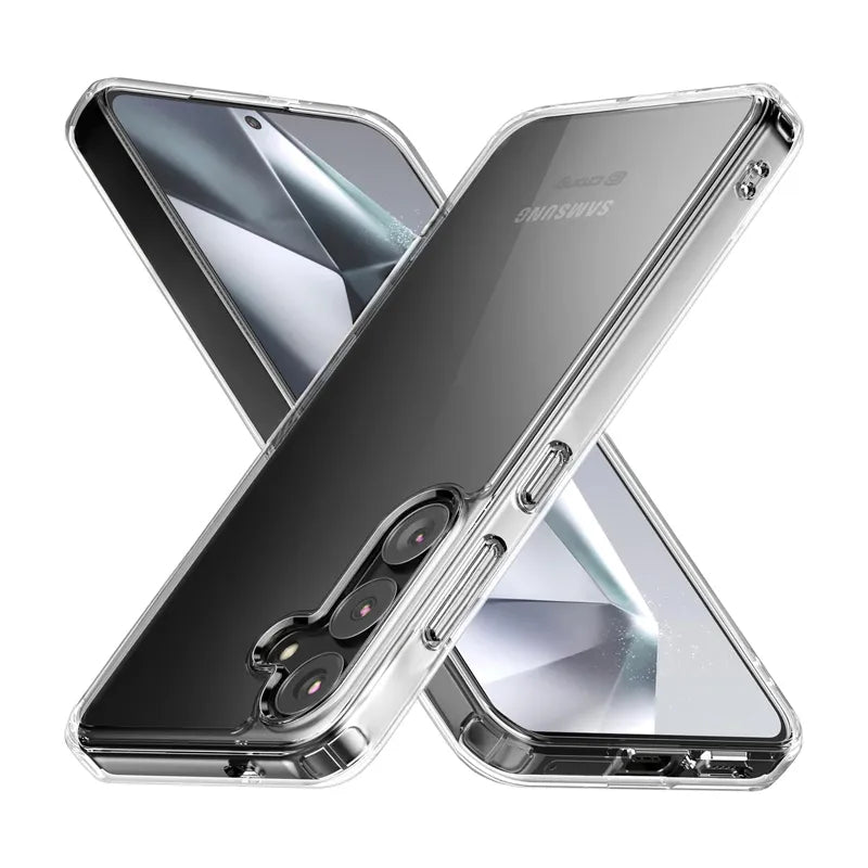 Crong Crystal Shield Cover – dėklas Samsung Galaxy S24+ (skaidrus)