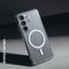 Crong Hybrid Clear Magnetic – MagSafe dėklas Samsung Galaxy A57 (skaidrus)