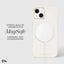 Case-Mate Silicone MagSafe – Dėklas iPhone 15 Plus (Smėlio spalvos)