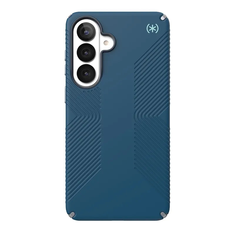Speck Presidio2 Grip Magnet – Samsung Galaxy S26+ MagSafe dėklas (Deep Sea/Silver Metallic/Spell Blue)