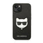 Karl Lagerfeld Saffiano Choupette Head Patch dėklas – Dėklas iPhone 14 Plus (juodas)