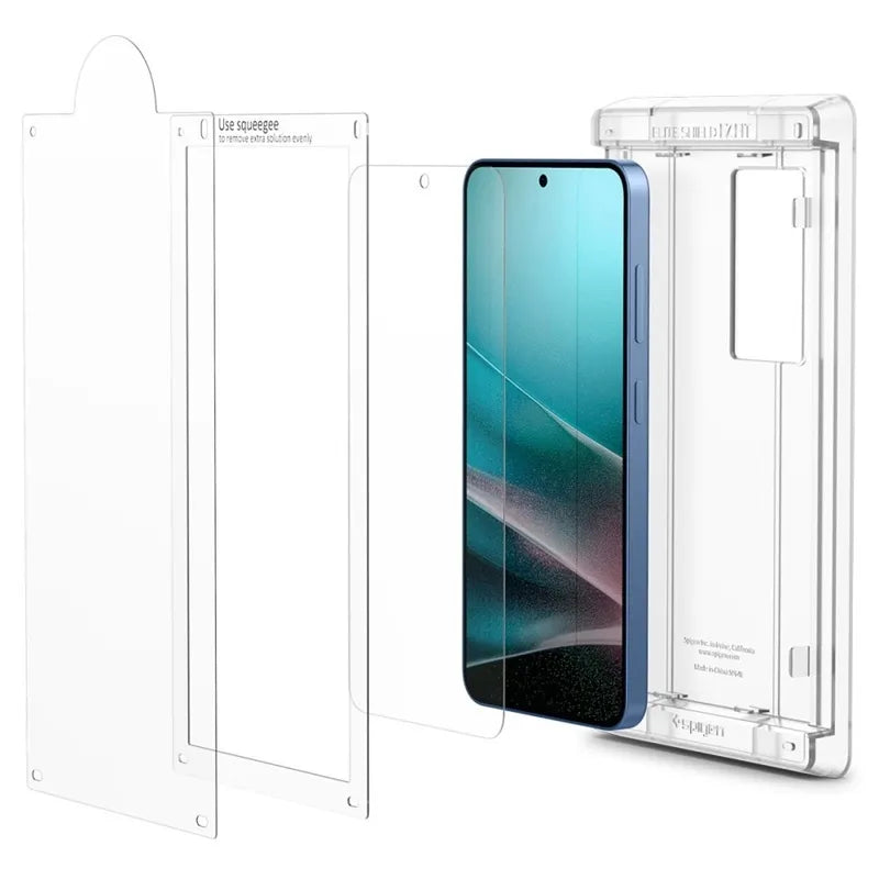Spigen Elite Shield EZ Fit HD – hidrogelio ekrano apsauga, skirta Samsung Galaxy S25 (skaidri)