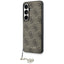 Guess 4G Classic Logo Charm MagSafe – dėklas Samsung Galaxy S26 (rudos spalvos)