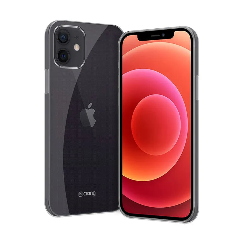 Crong Crystal Slim Cover – dėklas „iPhone 12 / iPhone 12 Pro“ (skaidrus)