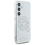 Karl Lagerfeld Rhinestones Karl Head Logo – dėklas Samsung Galaxy S25 (skaidrus)