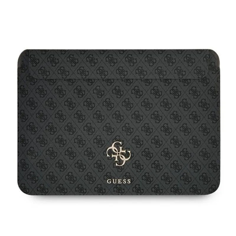 Guess 4G Big Metal Logo kompiuterio dėklas - 13 colių nešiojamojo kompiuterio krepšys (juodas)