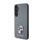 Karl Lagerfeld Saffiano Karl & Choupette Metal Pin – Samsung Galaxy S24 dėklas (pilkas)