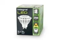 Integral LED lemputė GU10 PAR16 5W (35W) 2700K 250lm šilta balta