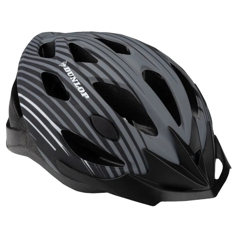 Dunlop – Reguliuojamas MTB dviratininko šalmas, dydis M, 55–58 cm (pilka-juoda)