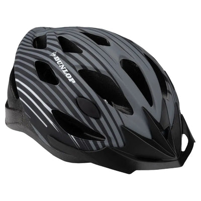 Dunlop – Reguliuojamas MTB dviratininko šalmas, dydis M, 55–58 cm (pilka-juoda)