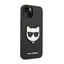 Karl Lagerfeld Saffiano Choupette Head Patch dėklas – Dėklas iPhone 14 Plus (juodas)