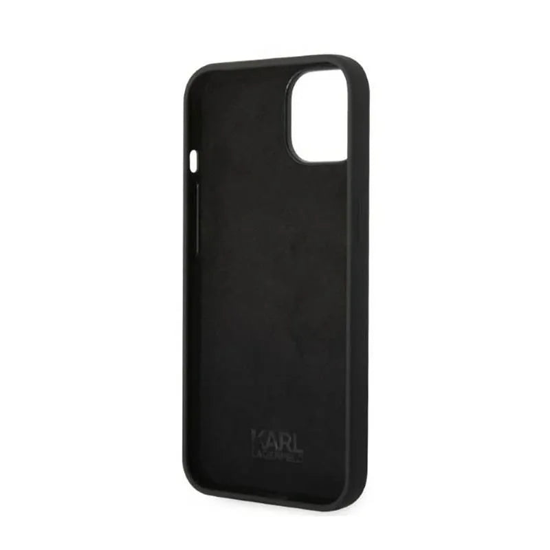 Karl Lagerfeld Silicone RSG – Dėklas iPhone 14 Plus (juodas)