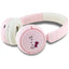 Hello Kitty Face Logo – belaidės ant ausų dedamos Bluetooth V5.3 ausinės (rožinės)