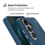 Speck Presidio2 Grip Magnet – Samsung Galaxy S26+ MagSafe dėklas (Deep Sea/Silver Metallic/Spell Blue)