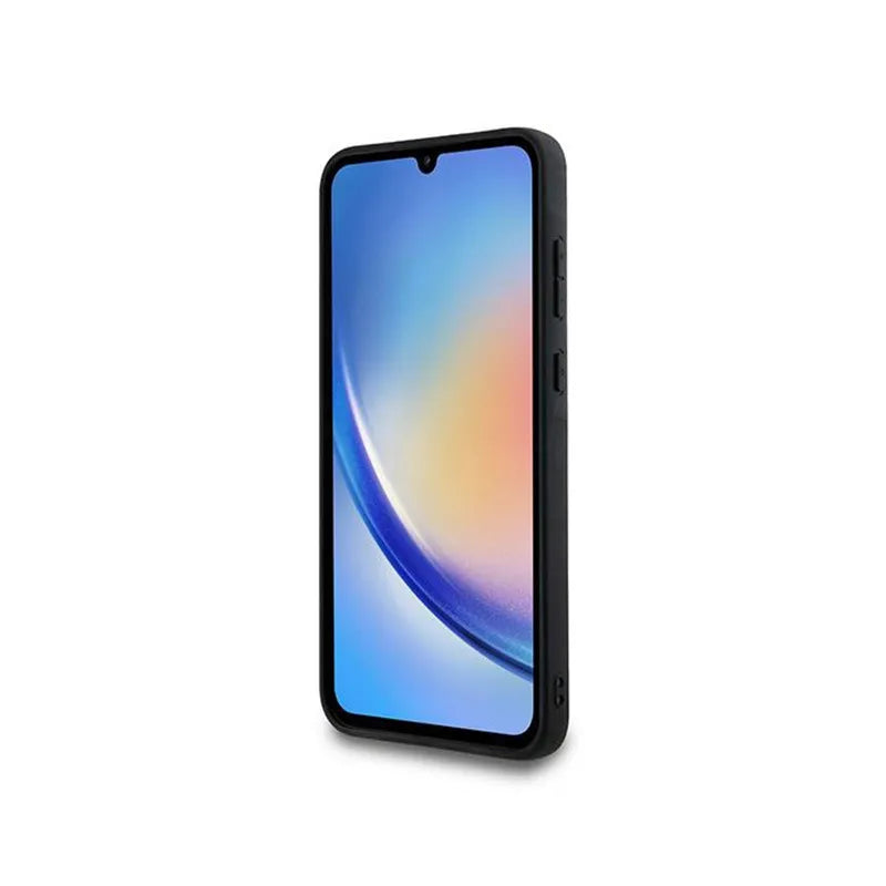 Guess 4G Big Metal Logo – dėklas Samsung Galaxy A35 5G (rudas)