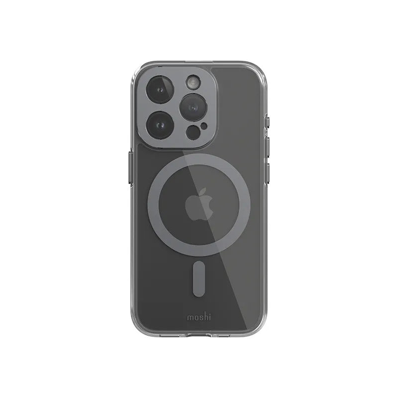 Moshi iGlaze MagSafe – dėklas iPhone 15 Pro (Meteorite Gray)