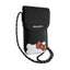 Hello Kitty Leather Hiding Kitty Cord – telefono krepšys per petį (juodas)