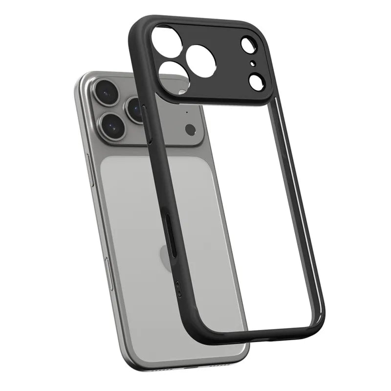Spigen Ultra Hybrid – Dėklas iPhone 17 Pro (Matte Black)