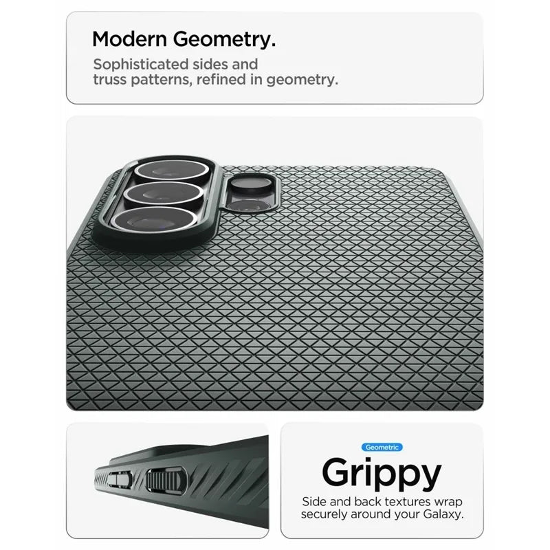 Spigen Liquid Air Mag MagSafe – dėklas Samsung Galaxy S26 Ultra (Abyss Green)