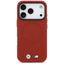 BMW M FW Metal Logo MagSafe dėklas iPhone 17 Pro (raudonas)
