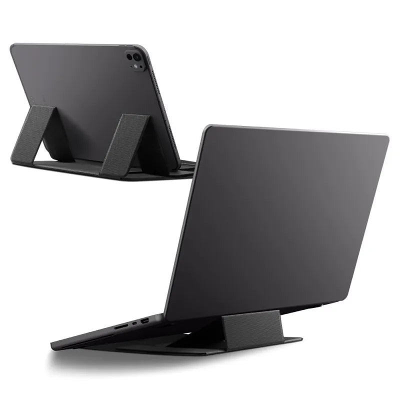 Spigen LD201-S8 Slimfold – Nešiojamojo kompiuterio / planšetės stovas (Space Grey)