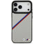 BMW M Tricolor Metal Logo MagSafe – iPhone 17 Pro Max dėklas (pilkas)